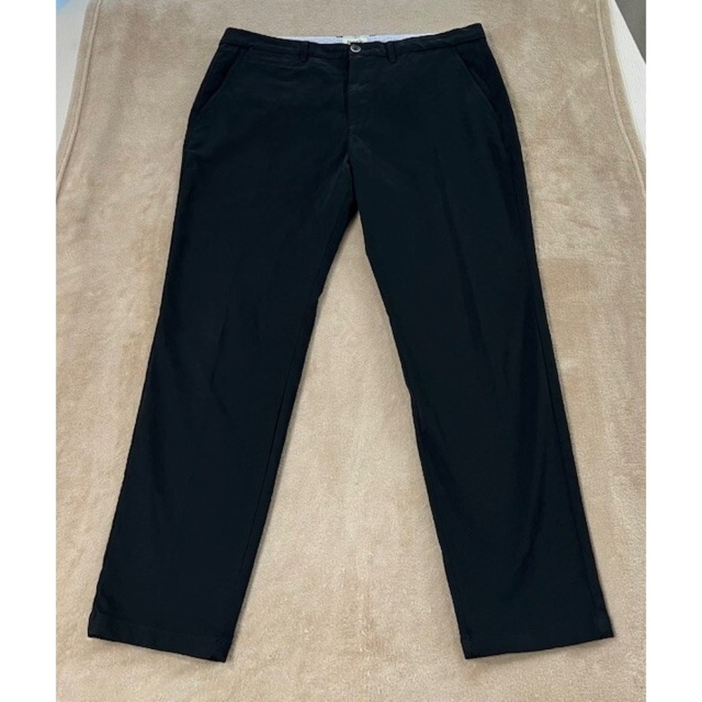 Perk Slim Fit Stretch Chino Pants Soze‎ 38x30 Black office casual EUC